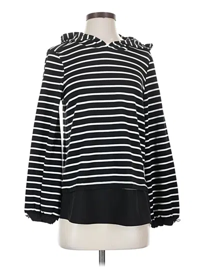 Pre-owned Zenergy By Chico's Pullover Sweater In Black