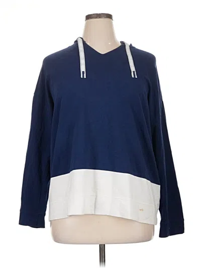 Pre-owned Zenergy By Chico's Pullover Sweater In Blue