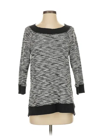 Pre-owned Zenergy By Chico's Pullover Sweater In Gray