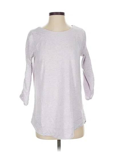 Pre-owned Zenergy By Chico's Pullover Sweater In Purple