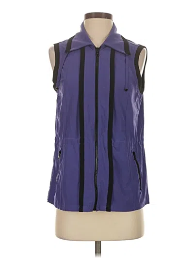 Pre-owned Zenergy By Chico's Sleeveless Blouse In Purple
