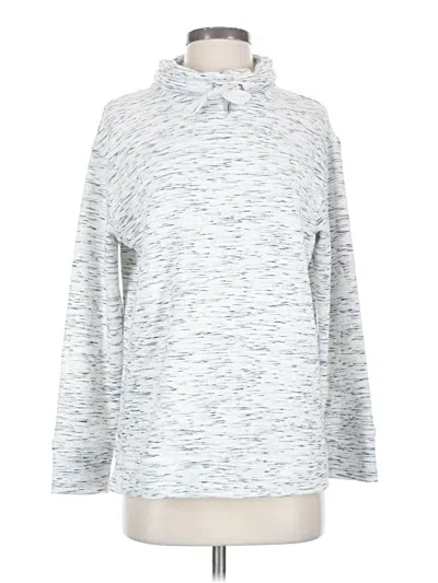 Pre-owned Zenergy By Chico's Sweatshirt In Silver