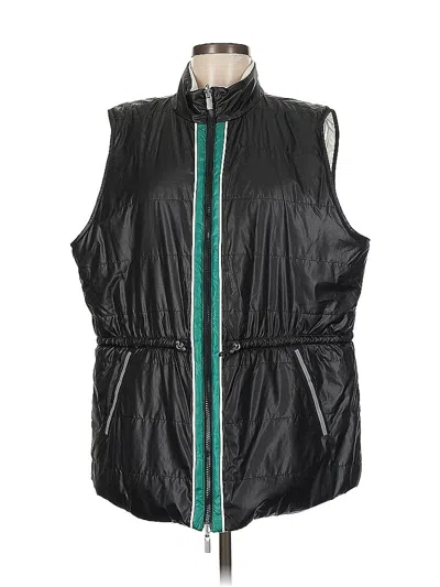 Pre-owned Zenergy By Chico's Vest In Black