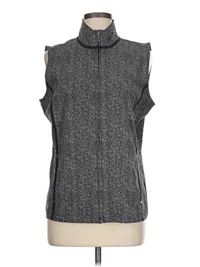 Pre-owned Zenergy By Chico's Vest In Gray