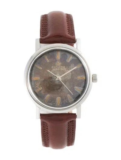 Pre-owned Zenith 230 S Watch, 34mm In Multicolor