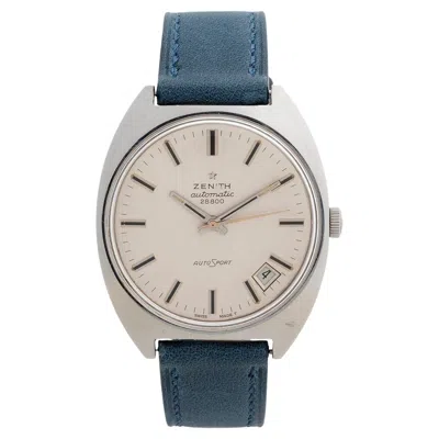Pre-owned Zenith Autosports 28000, 36mm Stainless Steel Case, Cal 2562 Auto Mvmt, C1970 In Multi