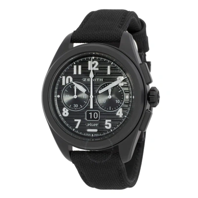 Zenith Big Date Flyback Chronograph Automatic Black Ceramic Dial Men's Watch 49.4000.3652/21.i001