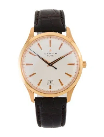 Pre-owned Zenith Captain Central Second Watch, 40mm In Multi