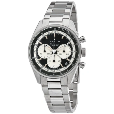 Zenith Chronomaster El Primero Chronograph Automatic Black Dial Men's Watch 03.3200.3600/21.m3200 In Black / Silver