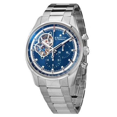 Zenith Chronomaster El Primero Chronograph Automatic Men's Watch 03.20416.4061/51.m2040 In Blue