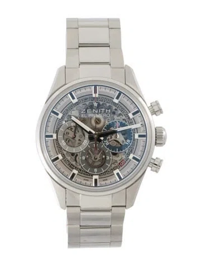 Pre-owned Zenith Chronomaster El Primero Full Open Watch, 38mm In Multicolor