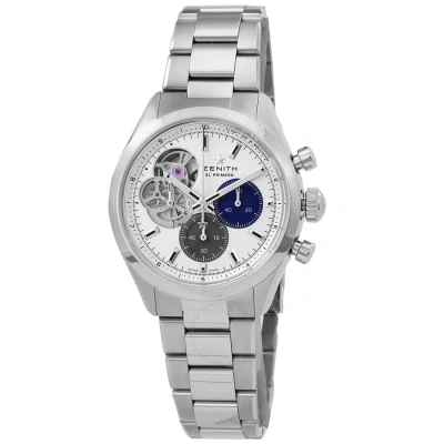 Zenith Chronomaster Open Chronograph Automatic Men's Watch 03.3300.3604/69.m3300 In Silver