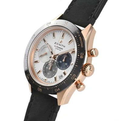 Zenith Chronomaster Sport Rose Gold Chronograph Automatic White Dial Men's Watch 18.3100.3600/69.c92 In Black / Gold / Gold Tone / Rose / Rose Gold / White