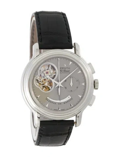 Pre-owned Zenith Chronomaster T Open Watch In Multi