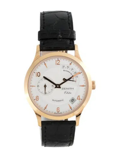 Pre-owned Zenith Class Elite Reserve De Marche Watch In Multicolor