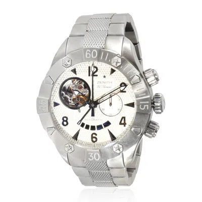 Pre-owned Zenith Defy Classic 03.0526.4021 Mens Watch In  Stainless Steel