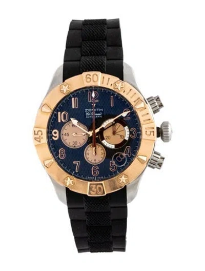 Pre-owned Zenith Defy Classic Aero Watch In Multicolor