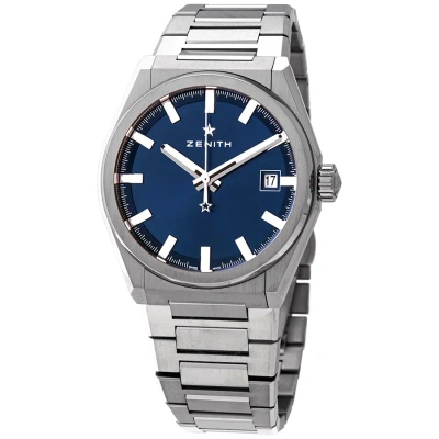 Zenith Defy Classic Automatic Blue Dial Titanium Men's Watch 95.9000.670/51.m9000 In Metallic