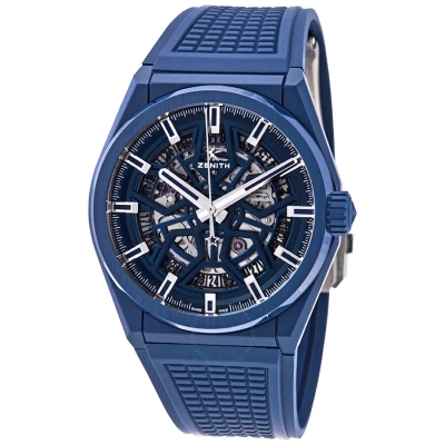 Zenith Defy Classic  Automatic Blue Skeleton Dial Men's Watch 49.9003.670/51.r793