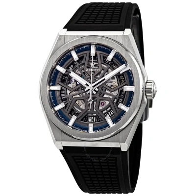 Zenith Defy Classic Automatic Skeletal Dial Titanium Men's Watch 95.9000.670/78.r782 In Metallic