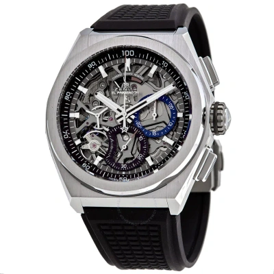 Zenith Defy Classic Automatic Skeleton Dial Men's Watch 95.9000.9004/78.r782 In Black / Grey / Skeleton