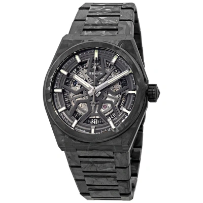 Zenith Defy Classic Carbon Automatic Men's Watch 10.9001.670/80.m9000 In Black
