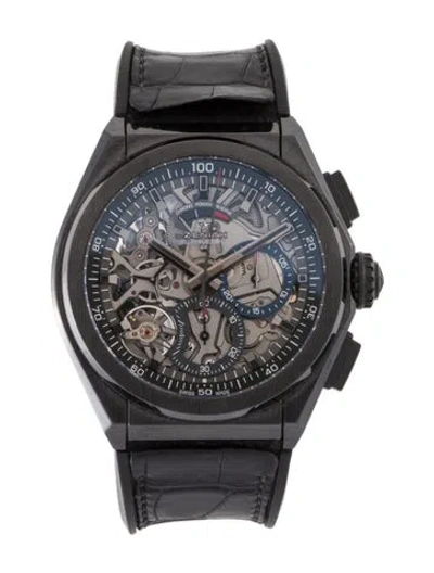 Pre-owned Zenith Defy El Primero 21 Watch In Multi