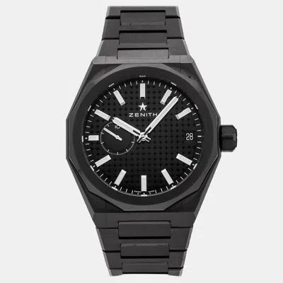 Pre-owned Zenith Defy Skyline 49.9300.3620/21.i001 Black Ceramic Automatic Men's Watches 41mm