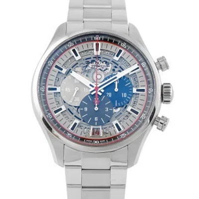 Pre-owned Zenith El Primero Chronomaster Skeleton 45 Watch, 38mm In Multicolor