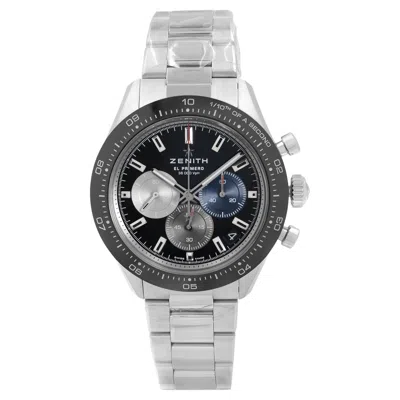 Pre-owned Zenith El Primero Chronomaster Sport Black Dial Watch 03.3100.3600/21.m3100
