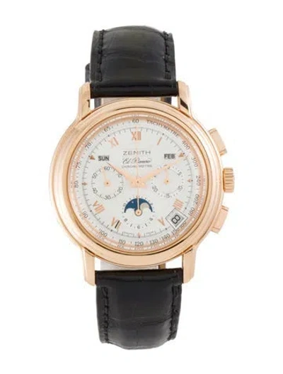 Pre-owned Zenith El Primero Chronomaster T Watch In Multicolor