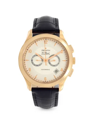 Pre-owned Zenith El Primero Chronometre 44mm Watch In Neutrals