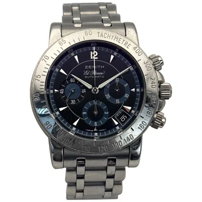Pre-owned Zenith El Primero Rainbow Automatic Chronograph 40mm Stainless Steel Watch In Multiple