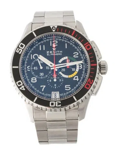 Pre-owned Zenith El Primero Stratos Watch, 45mm In Multi