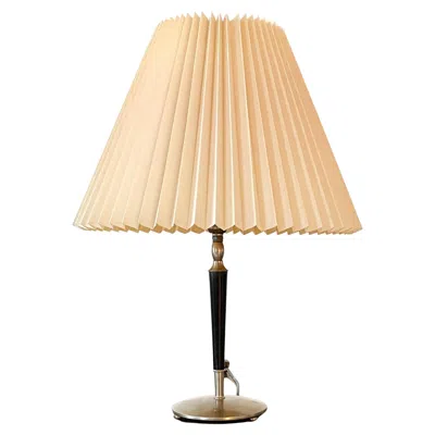 Pre-owned Zenith Original Art Deco  Pewter Ebony Table Lamp, Germany Early 20th Century In Black