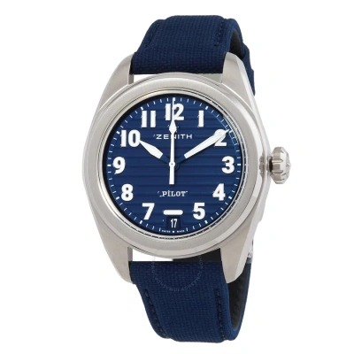 Zenith Pilot Automatic Blue Dial Men's Watch 03.4000.3620/51.i003