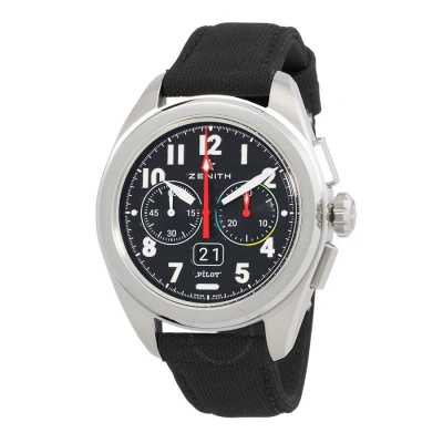 Zenith Pilot Big Date Flyback Automatic Black Dial Men's Watch 03.4000.3652/21.i001