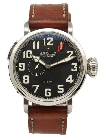 Pre-owned Zenith Pilot Montre D'aeronef Type 20 Gmt Watch In Multicolor