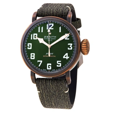 Zenith Pilot Type 20 Adventure Automatic Men's Watch 29.2430.679/63.i001 In Green