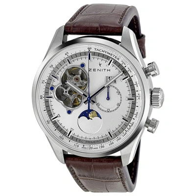 Zenith Chronomaster Open Grande Date Moonphase Men's Watch 032160404701c713 In Brown