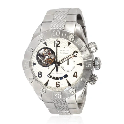 Zenith Defy Automatic Silver Dial Men's Watch 03.0526.4021 In Black / Silver