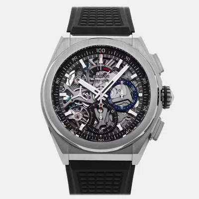 Pre-owned Zenith Defy El Primero 21 95.9000.9004/78.r582 44 Mm In Gray