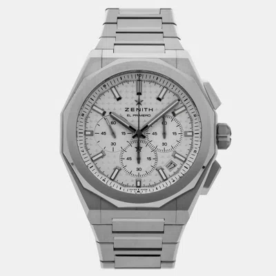 Pre-owned Zenith Defy Skyline Chronograph 03.9500.3600/01.i001 In Silver