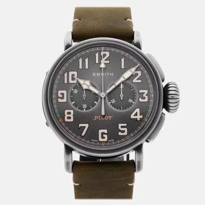 Pre-owned Zenith Pilot Type 20 Chronograph Ton Up 11.2430.4069/21.c773