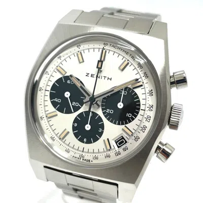 Pre-owned Zenith Stainless Steel Wristwatch () In Multi