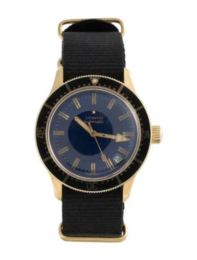 Pre-owned Zenith Sub Sea Diver Watch, 38mm In Multicolor