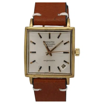 Pre-owned Zenith Watch Company Zenith Respirator 28800 Tank Style – Gold Plated – 30mm – Automatic – C.1970 In Multi