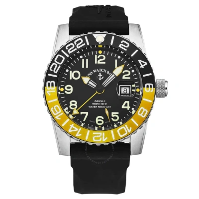 Zeno Airplane Diver World Time Automatic Black Dial Men's Watch 6349gmt-12-a1-9