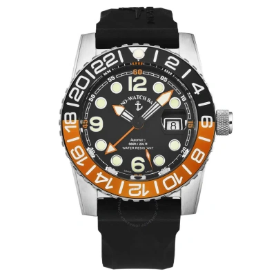 Zeno Airplane Diver World Time Automatic Black Dial Men's Watch 6349gmt-3-a15