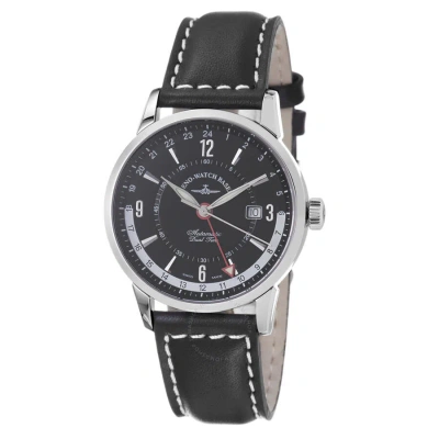 Zeno Magellano Automatic Black Dial Men's Watch 6069gmt-c1